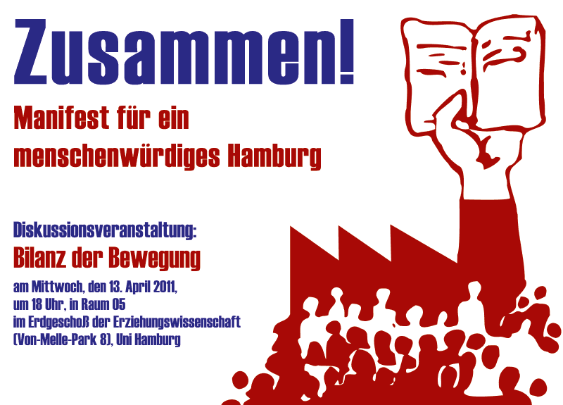 Zusammen! - Manifestation für ein menschenwürdiges Hamburg
